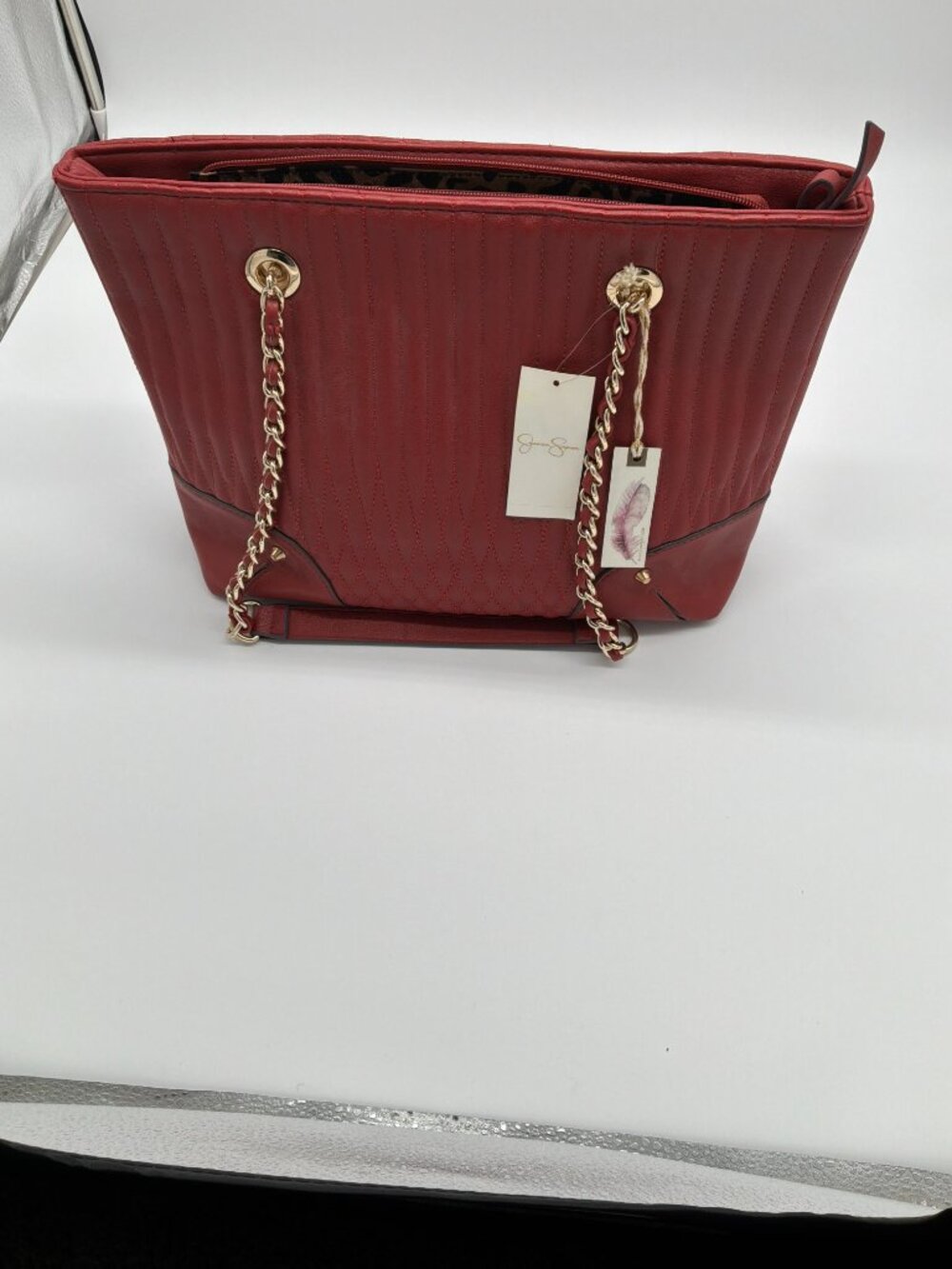 Jessica Simpson JS50710 Norah Quilted Russet Tote‎ Bag